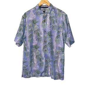 Tommy Bahama camp shirt silk blend sz M